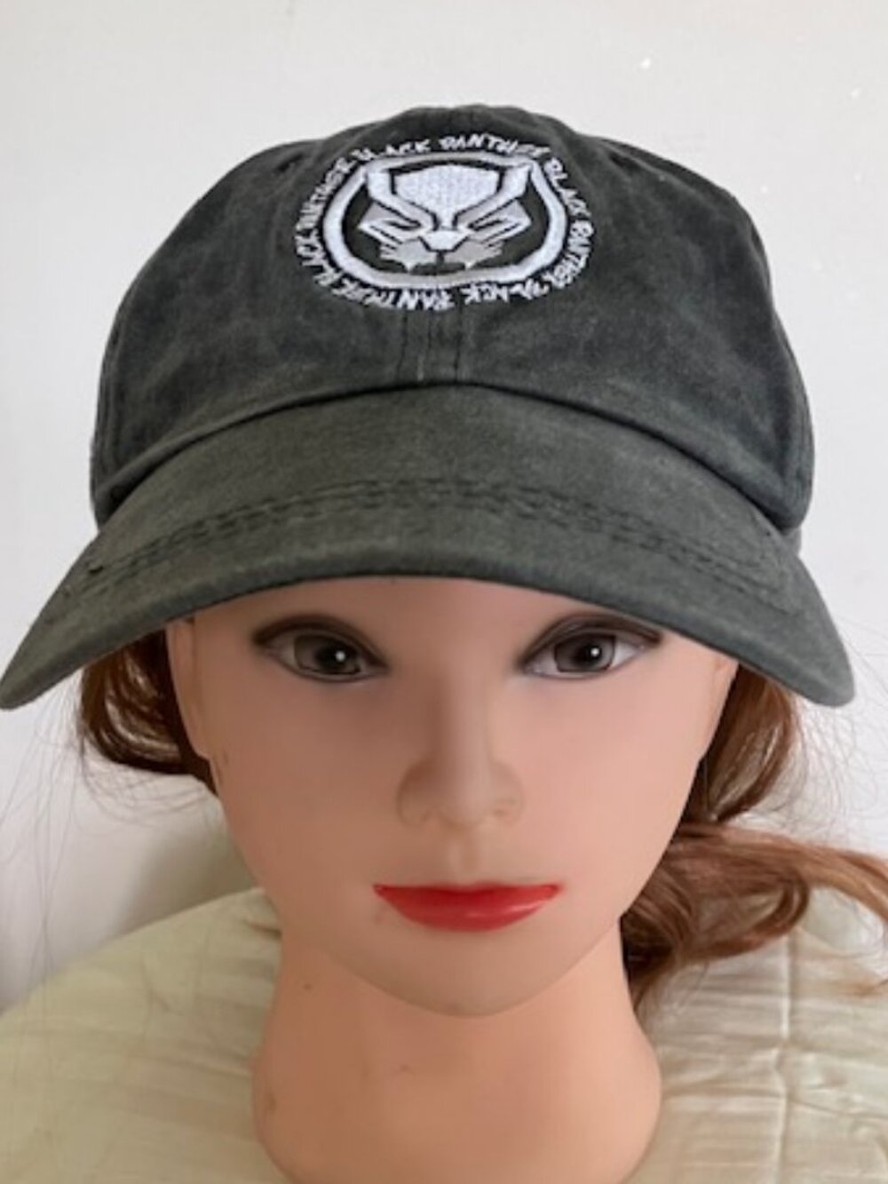 MARVEL Black Panther logo Grey Baseball Cap One Size